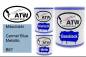 Preview: Mitsubishi, Carmel Blue Metallic, B67: 1L Lackdose + 1L Klarlack + 500ml Härter - Set, von ATW Autoteile West.
